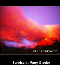 Sunrise at Many Glaciern